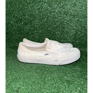 VANS Classic Slip-On Women's Size 8.5 Grey White Checkerboard Sneakers Shoes